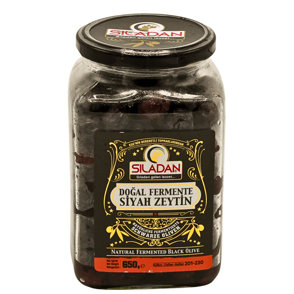 Fermente Siyah Zeytin 650Gr 201-230