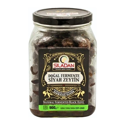 Fermente Siyah Zeytin 900Gr 231-260