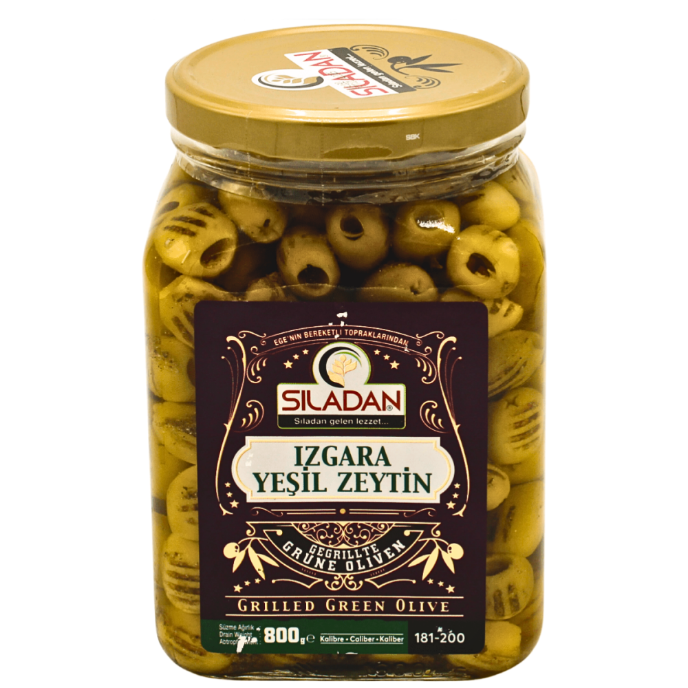 Domat Izgara Yeşil Zeytin 800Gr 181-200