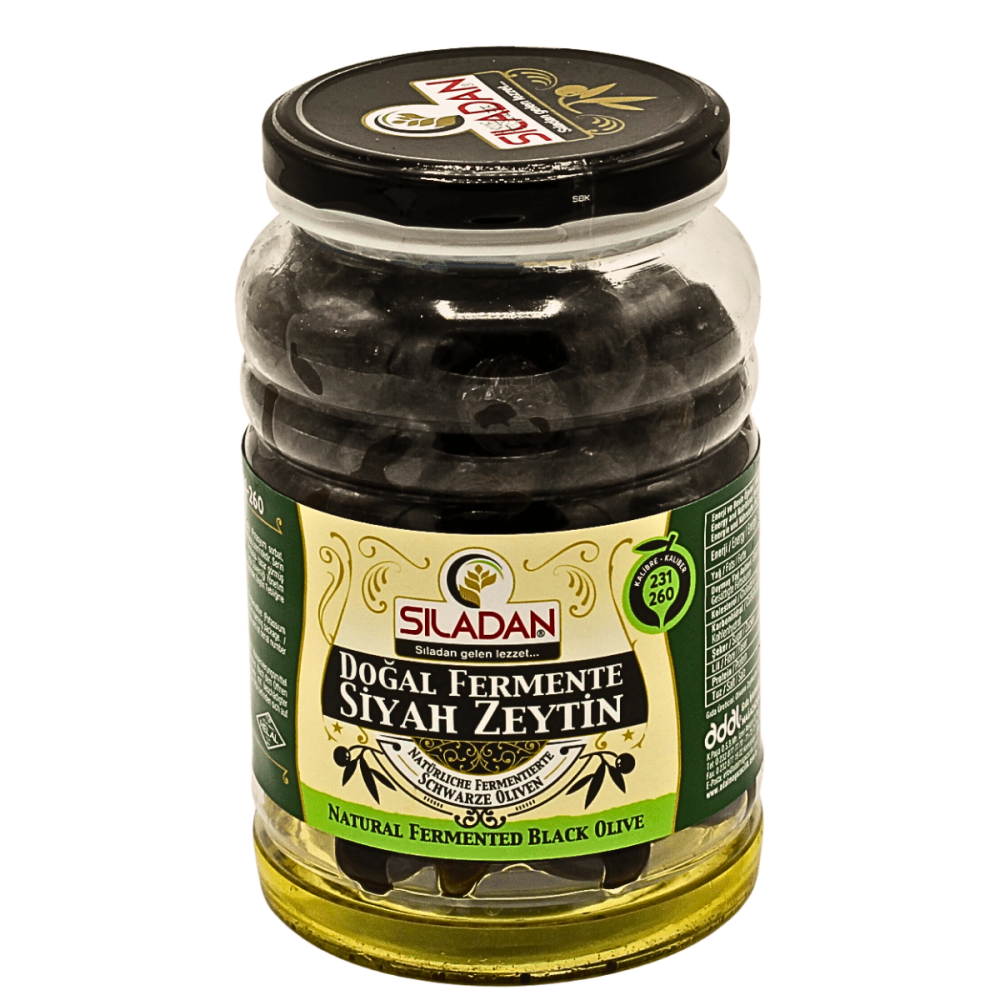 Fermente Siyah Zeytin 500Gr 231-260