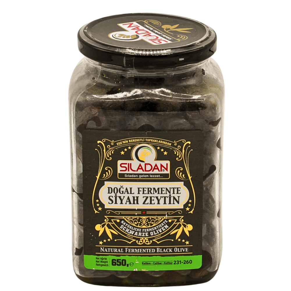 Fermente Siyah Zeytin 650Gr 231-260