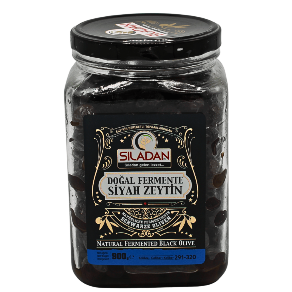 Fermente Siyah Zeytin 900Gr 291-320