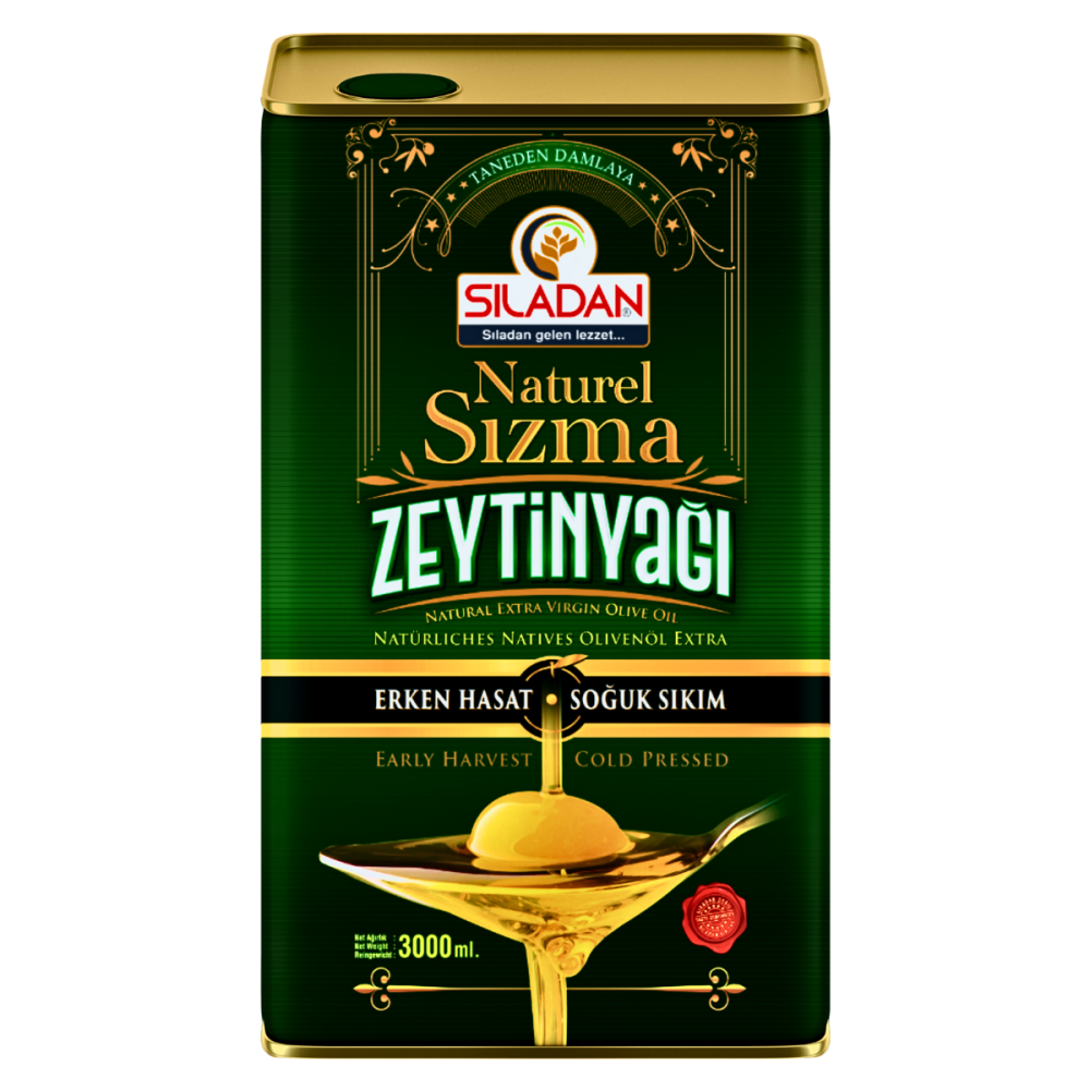 Sıladan Naturel Sızma Zeytinyağı 3 LT