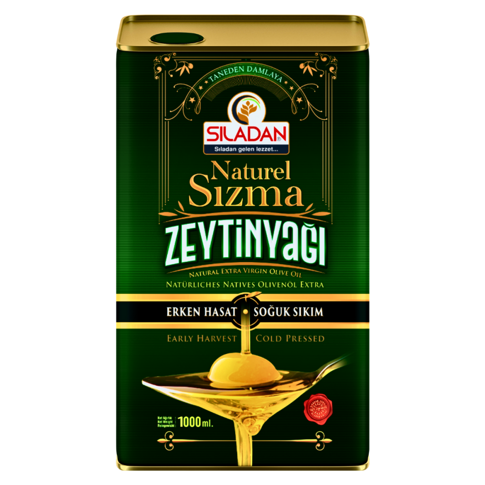 Sıladan Naturel Sızma Zeytinyağı 1 LT